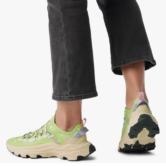 NWOB Sorel Kinetic breakthru Tech lace Sneakers Green - Picture 5 of 8